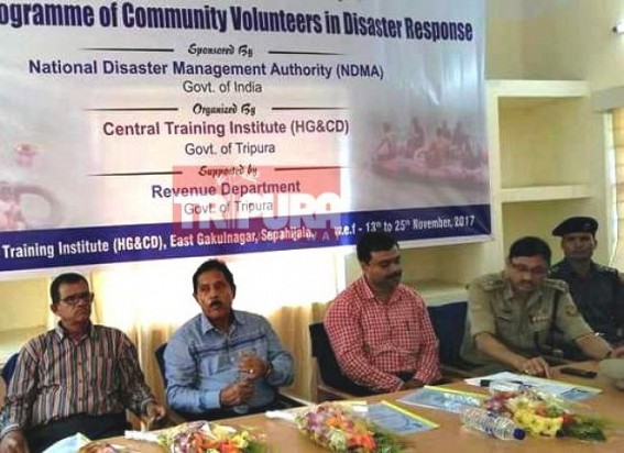 Training progammes on Disaster Management begins in Tripura 